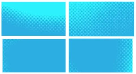 Blue pop art background. Abstract creative vector comics style blank layout t Stock Illustration