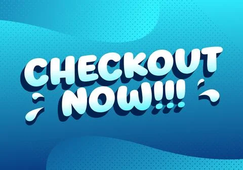 Blue pop art background with halftone dots and bold white 3d text reading c.. Stock Illustration