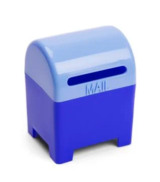 Blue Post Box Stock Photos