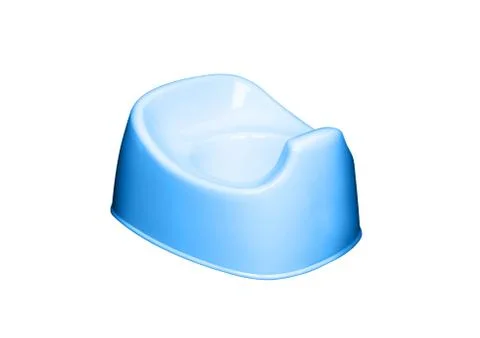 Blue potty isolated Stock Photos