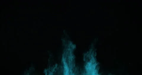 Blue Powder Stock Footage 206036804