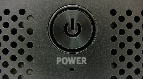 Blue Power Switch Video stock 267062