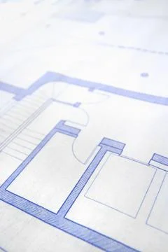 Blue Print Fotos de archivo