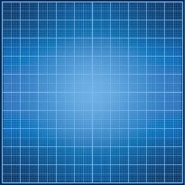 Blue print texture Graph paper design illustration Stock Illustration