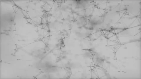 Blue print.Network / math / numbers / code seamless looping motion background Stock Footage 98374799