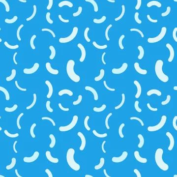 Blue probiotics vector creative seamless pattern 库存插图