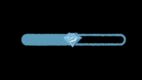 Blue Progress Bar Loading Animation Dark Background 動画素材 339576337