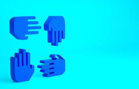 Blue Project team base icon isolated on blue background. Business analysis an Stockillustratie