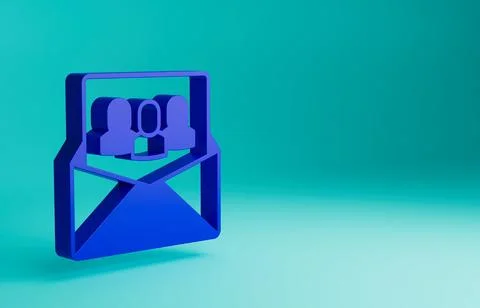 Blue Project team base icon isolated on blue background. Business analysis and Stock Illustration