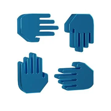 Blue Project team base icon isolated on transparent background. Business an.. Stock Illustration