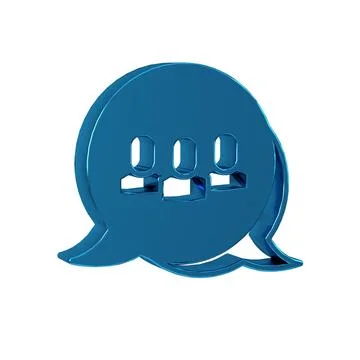 Blue Project team base icon isolated on transparent background. Business an.. Stock Illustration