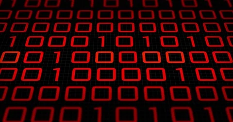 Blue protected antivirus computer code Stock Footage 74755322