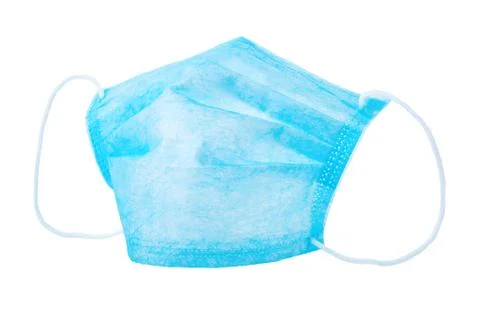 Blue protective mask Stock Photos
