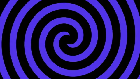Blue psychedelic spiral with radial rays, twirl, twisted comic effect Stock Footage 310047343