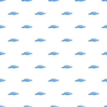 Blue puddles seamless pattern graphic design Stock Illustration
