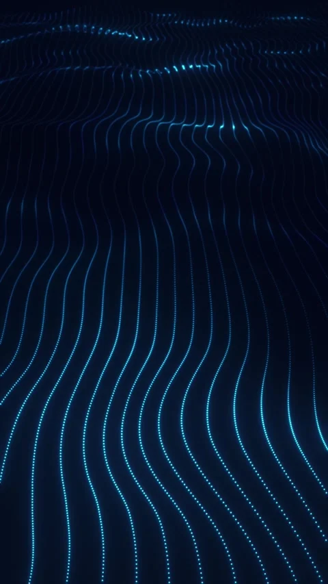 Blue Pulse Lines Stock Footage 311279229