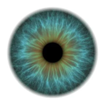 Blue pupil Stock Illustration