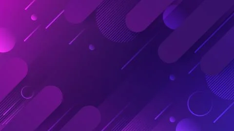 Blue purple abstract dynamic background with geometric shape. Stockillustratie