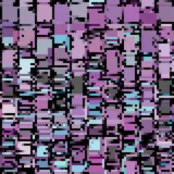 Blue purple abstract pixel background Illustrazione stock