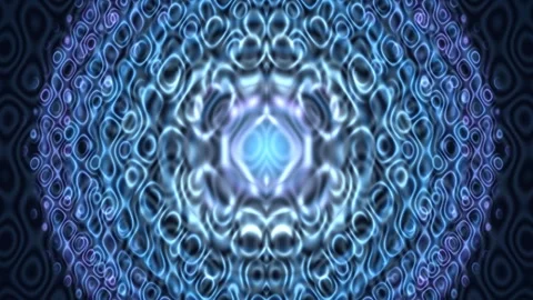 Blue Purple Abstract Ripple Pattern Seamless Loop Stock Footage 340591501