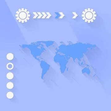 Blue purple flat minimal tech background Blue purple flat minimal tech bac... Foto stock