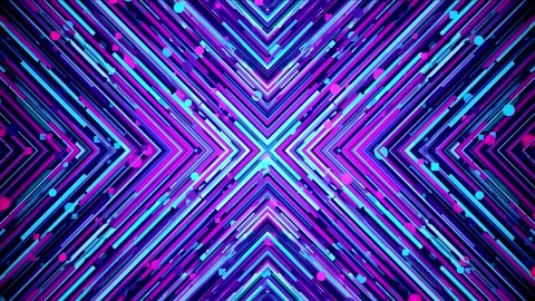 Blue Purple Geometric Background Stock Footage 152949469