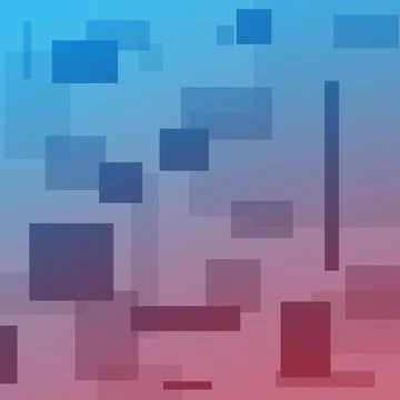 Blue Purple Geometric Block Gradient Background Stock Illustration