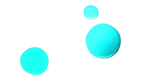 Blue purple gradient background animation. drops of colored paint Stock Footage 274872584