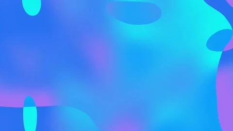 Blue Purple Liquid Blob Gradient Background Animation Stock Footage 345146026