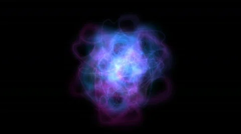 Blue &amp; Purple Orb with Alpha Matte Vidéo 794413