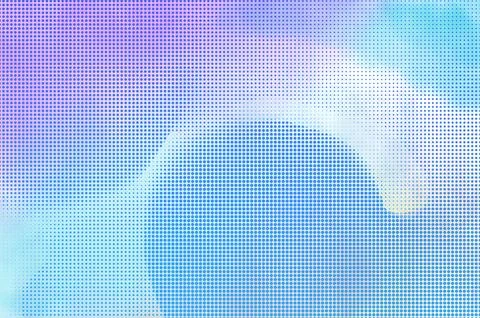 Blue Purple Pastel Gradient Halftone Dot Texture Background Stock Illustration