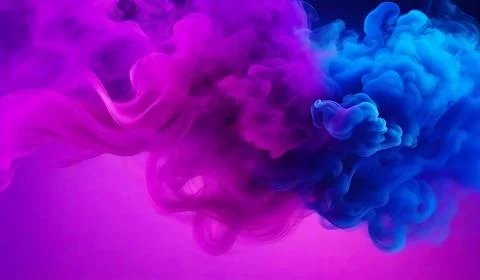 Blue Purple Pink Abstract Background. Colorful Background with Smoke Effect Ilustración de archivo