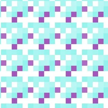 Blue Purple Pixel Grid Pattern Illustrazione stock
