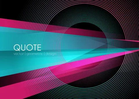 Blue purple shiny linear circles and stripes abstract futuristic tech backgro Stockillustratie
