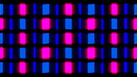 Blue &amp; purple square formation Stock Footage 89127034