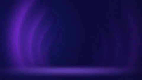 Blue purple stage background. Dim interior studio. Backdrop displaying products Stock-Illustration