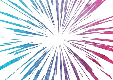 Blue purple white rays grunge pop art artistic background Stock Illustration