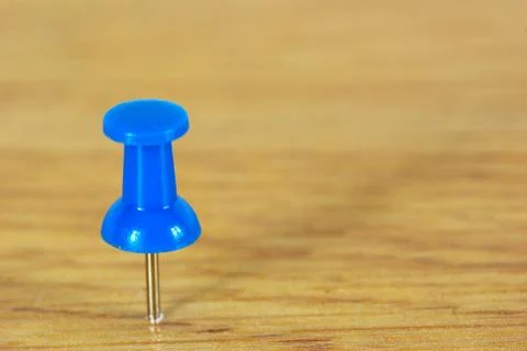 Blue push Stock Photos