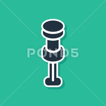 Thumb tacks Royalty Free Vector Image - VectorStock