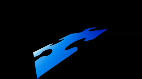 Blue Puzzle - Animated illustration - Loopable Stock-Footage 136726