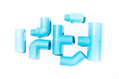 Blue pvc Foto stock