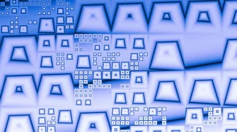 Blue pyramids (crystals) Stock Footage 8925718