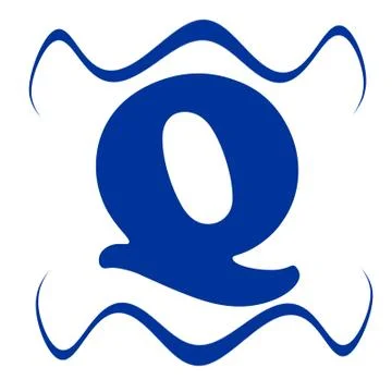 Blue Q Stock Illustration