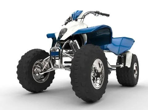 Blue Quad Illustrazione stock