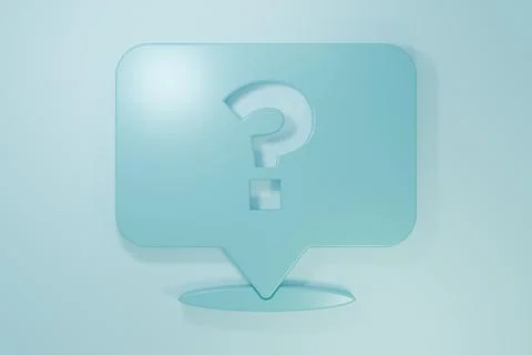 Blue Question mark icon isolated on blue background. FAQ sign. Copy files, .. Stock Illustration