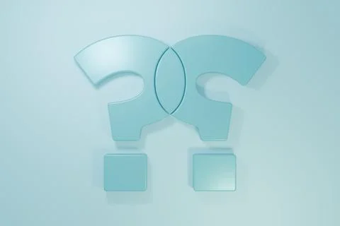 Blue Question mark icon isolated on blue background. FAQ sign. Copy files, .. Stock Illustration