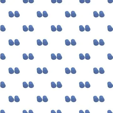 Blue quotation marks creating seamless discussion pattern Illustrazione stock