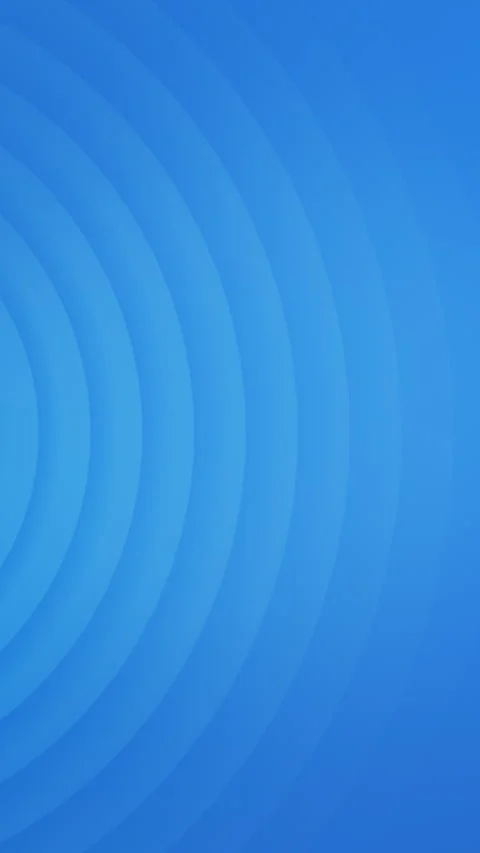 Blue radial gradient background with soft concentric waves. Vertical video 스톡 동영상 330149560