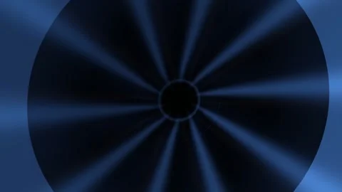 Blue Radial Light Ring VJ Seamless Loop Stock Footage 340579139