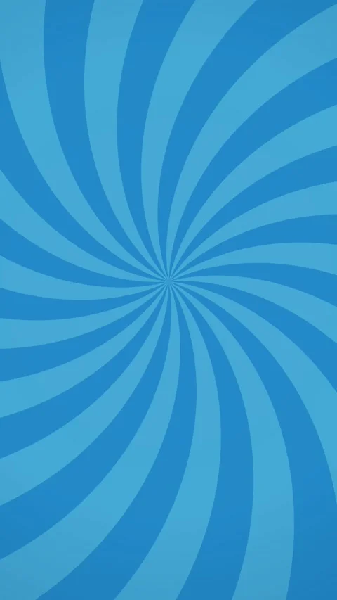 A blue radial spiral pattern radiating from the center with alternating lig.. Stock Footage 345687191